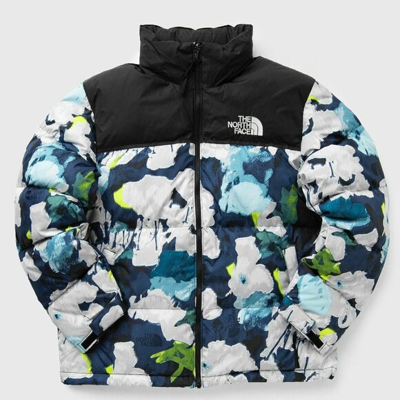 The North Face Men's 1996 Retro Nuptse 700 Down Puffer Jacket Abstract Floral L - Picture 2 of 15